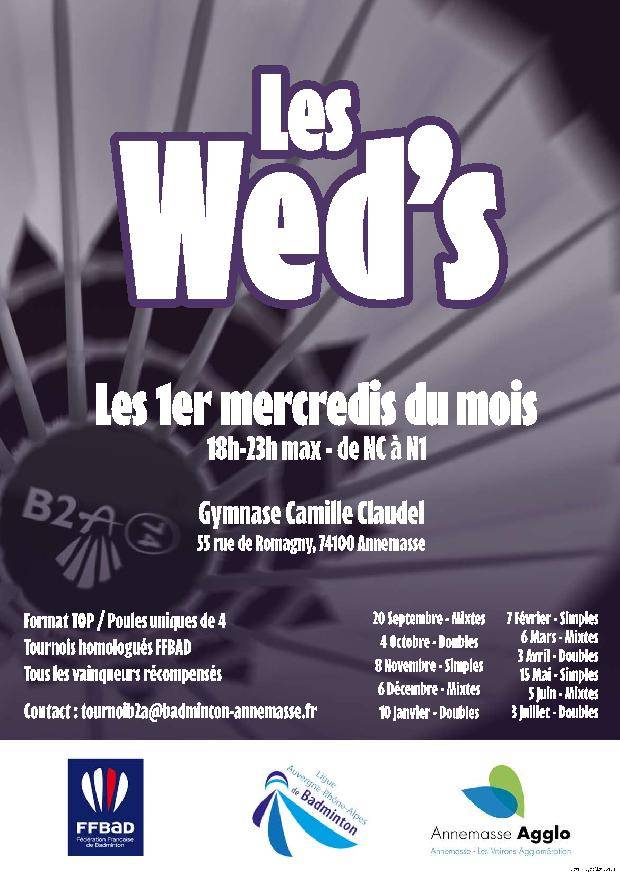 Les Wed's (Janvier 2024) By B2A74!